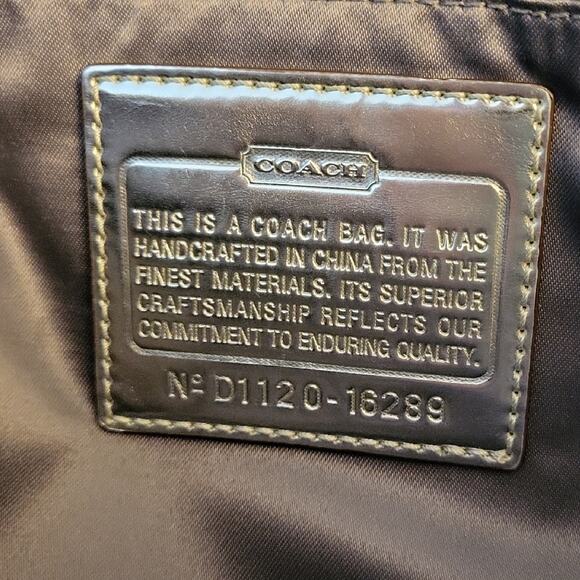 Coach Cream Shoulder Bag with Monogram and Gold Hardware D1120-16289 - Picture 9 of 15